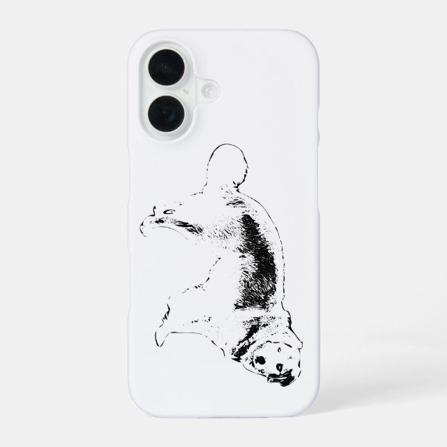 Coque iPhone 16 Sentinelle de la saison effrayante (Verso)