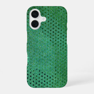 Coque iPhone 16 Séquence verte Shimmer