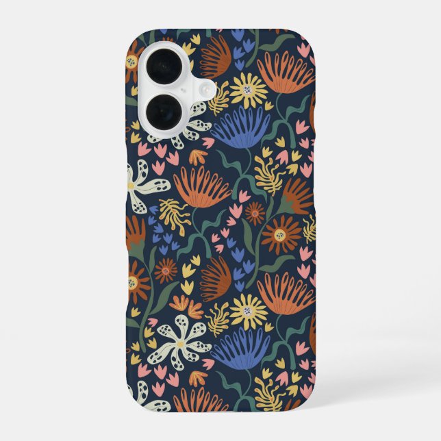 Coque iPhone 16 Série Botanique Boho #3 (Verso)