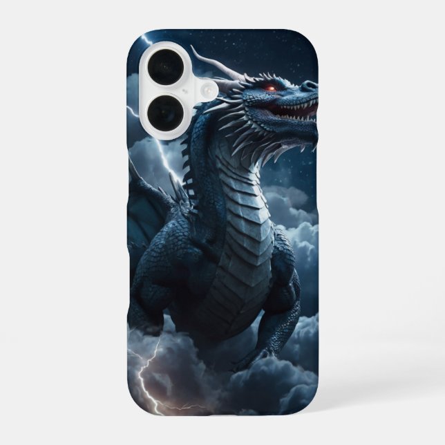 Coque iPhone 16 Serpent du ciel (Verso)