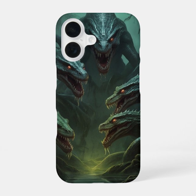 Coque iPhone 16 Serpent Hydre (Verso)