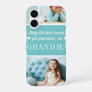 Coque iPhone 16 Seules les meilleures mamans sont promues grand-mè