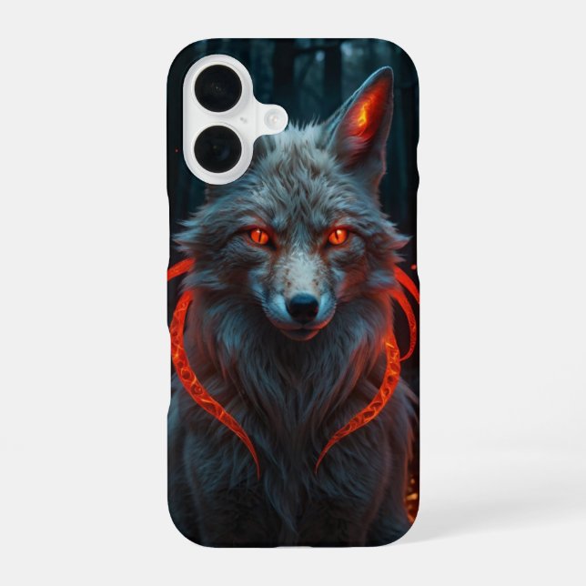 Coque iPhone 16 Shadow Kitsune (Verso)