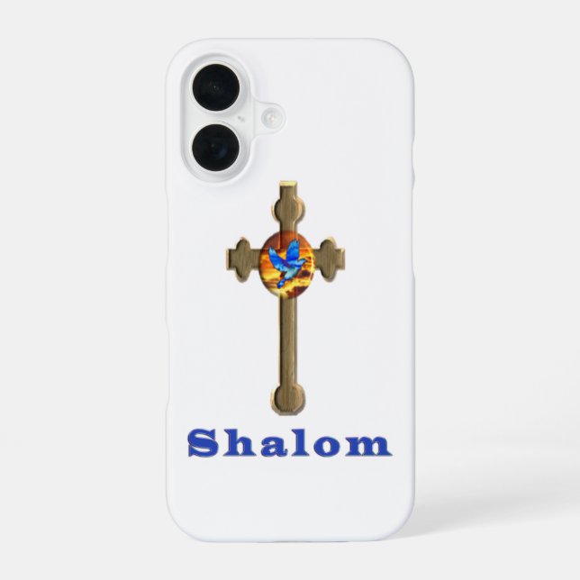 Coque iPhone 16 Shalom (Verso)