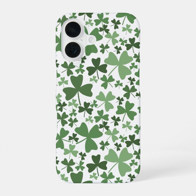 Coque iPhone 16 Shamrock coloré (Verso)