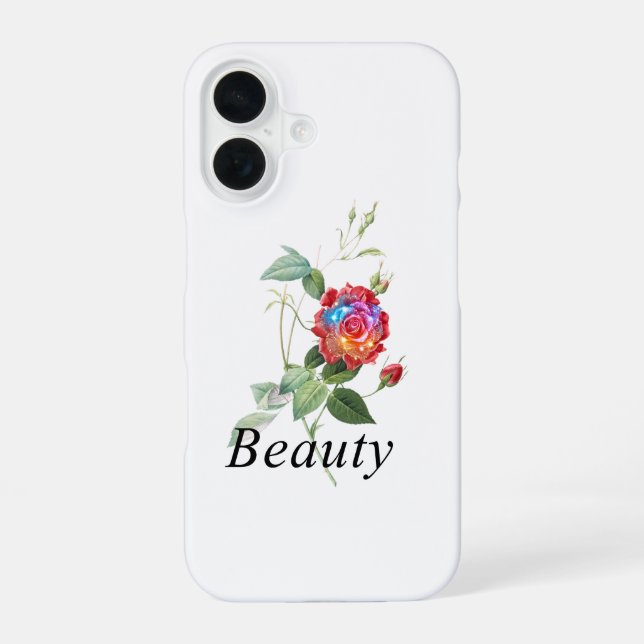 Coque iPhone 16 Shiny Rose (Verso)