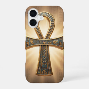 Coque iPhone 16 Signification du symbole Ankh – Clé de la vie