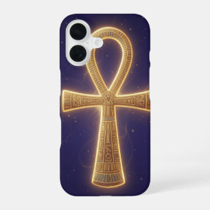 Coque iPhone 16 Signification du symbole de l'Ankh – Clé de la vie