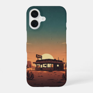 Coque iPhone 16 Silence d'un diner au bord de la route