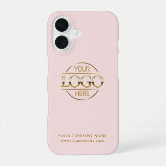 Coque iPhone 16 Simple Minimal Custom Business Company Logo