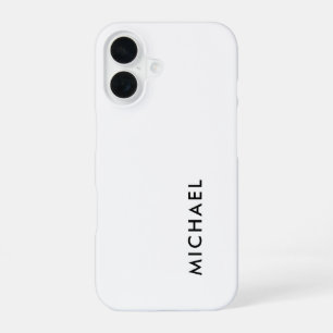 Coque iPhone 16 Simple minimaliste élégant classique professionnel