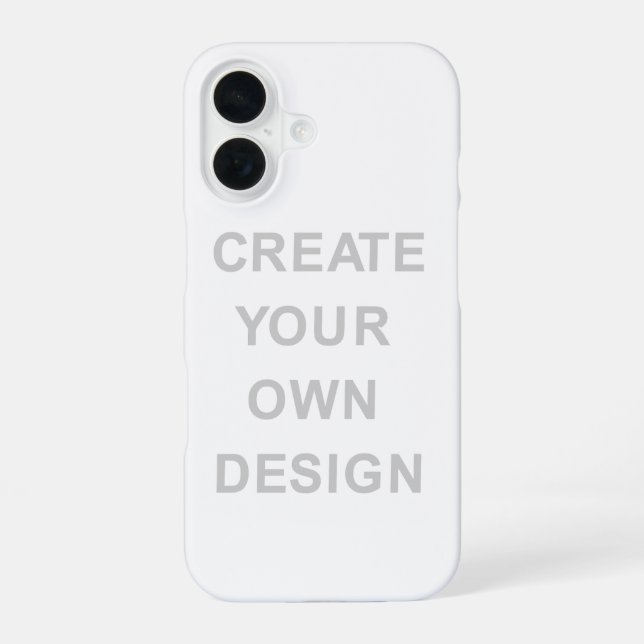 Coque iPhone 16 Simply - Create Your Own  (Verso)