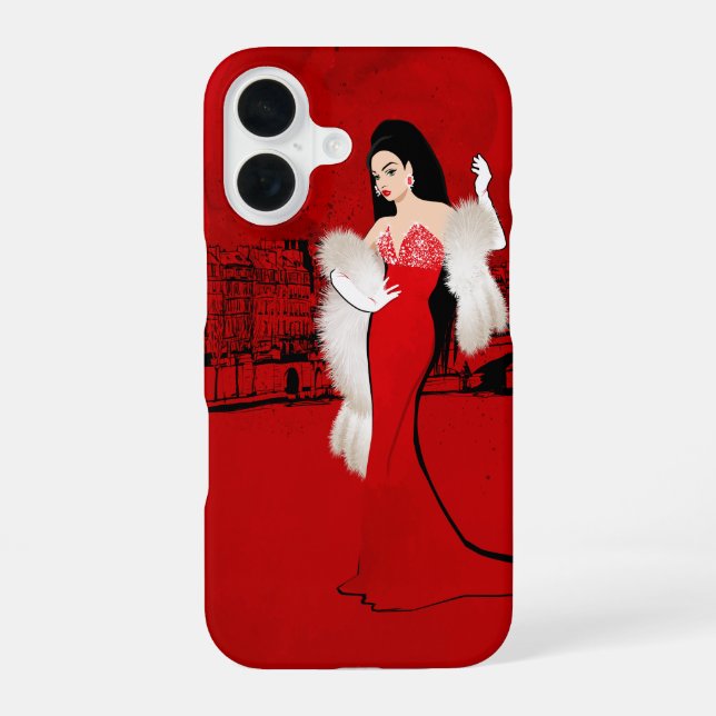 Coque iPhone 16 Sizzling à Paris (Verso)