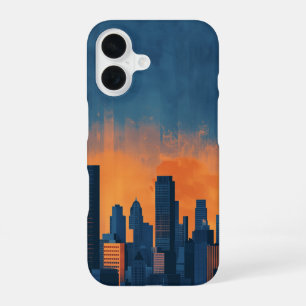 Coque iPhone 16 Skyline minimaliste