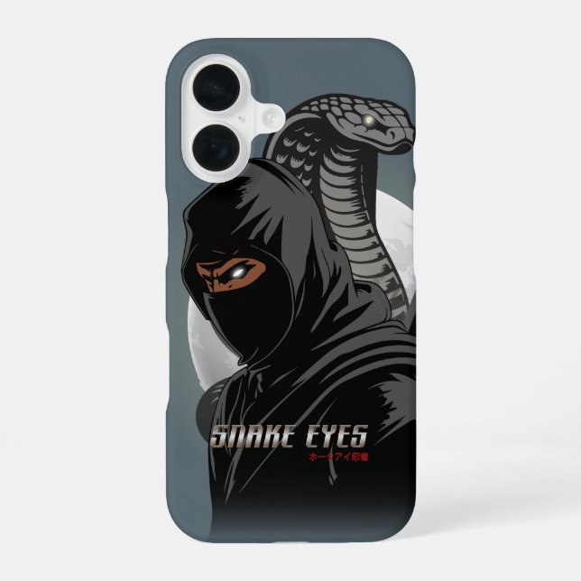 Coque iPhone 16 Snake Eyes Ninja | becomes (Verso)