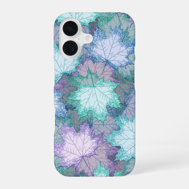 Coque iPhone 16 Soft Pastel Feuilles (Verso)