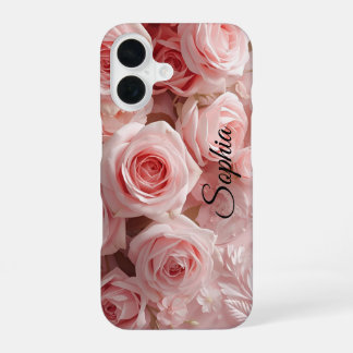 Coque iPhone 16 Soft Rose Garden - Art Floral Élégant Imprimer