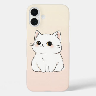 Coque iPhone 16 Soft & Stylish Amoureux des chats