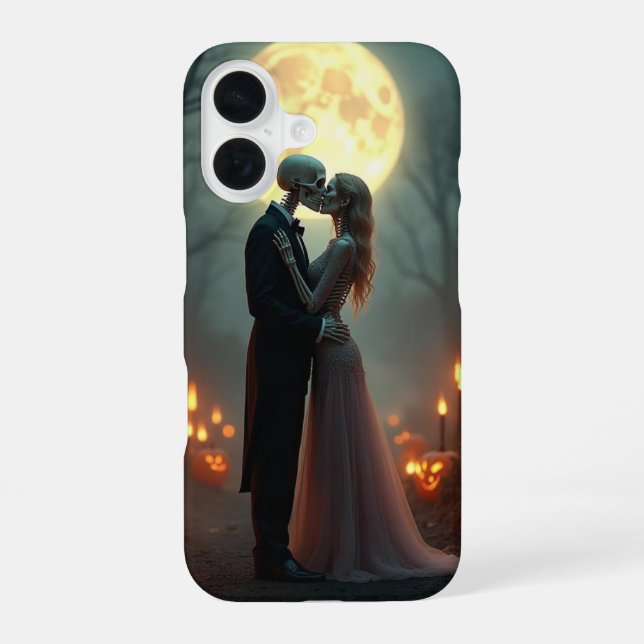 Coque iPhone 16 Soirée Magique, Halloween, Auteur Natasha Us (Verso)