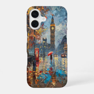 Coque iPhone 16 Soirée pluvieuse à Londres