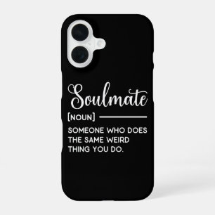 Coque iPhone 16 Soulmate Quelqu'Un Qui Fait La Même Chose Étrangèr