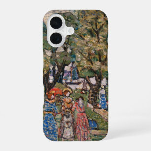 Coque iPhone 16 Sous les arbres par Maurice Prendergast, Beaux-art