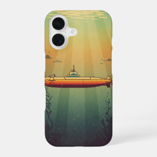 Coque iPhone 16 Sous-marin Rétro