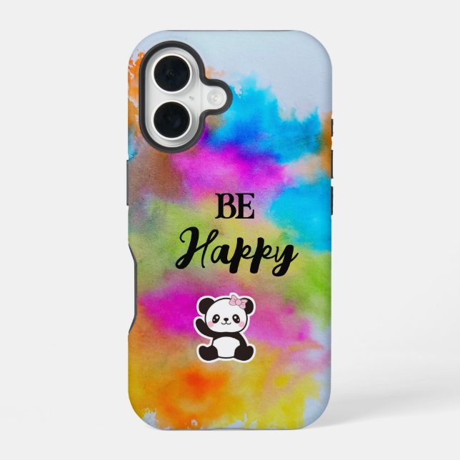 Coque iPhone 16 Soyez heureux  (Verso)