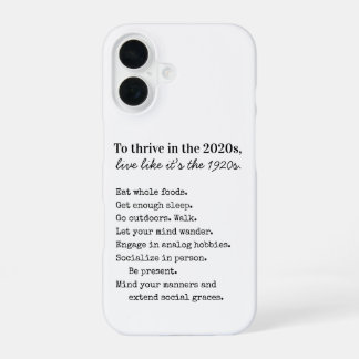 Coque iPhone 16 Soyez intentionnel, prospérez en 2026