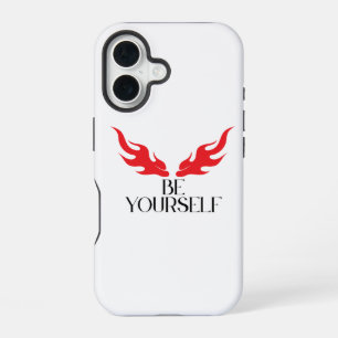 Coque iPhone 16 Soyez Vous-Même – Conception de Citation Minimalis