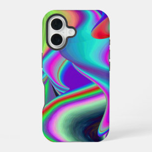 Coque iPhone 16 Spirit of Summer Breeze, Rainbowart Abstrait 3D