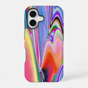Coque iPhone 16 Spirit of Summer Breeze, Rainbowart Abstrait 3D