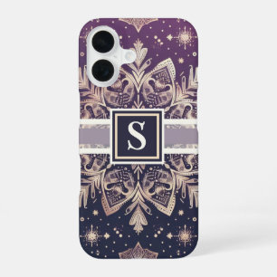 Coque iPhone 16 Splendeur de flocon de neige nordique