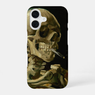 Coque iPhone 16 Squelette avec cigarette allumée Vincent van Gog