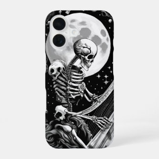 Coque iPhone 16 Squelette et Harpe III