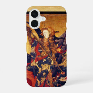 Coque iPhone 16 St. Michael vainquant le diable en chevalier médié