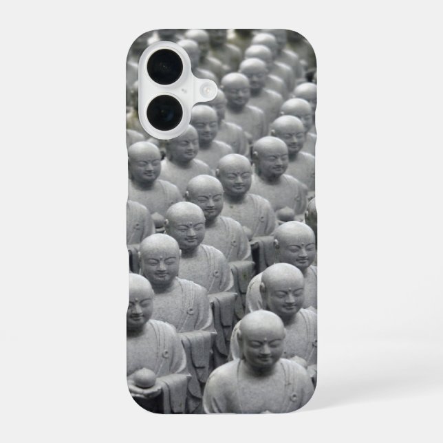 Coque iPhone 16 statues de bouddha (Verso)