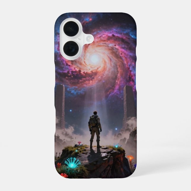 Coque iPhone 16 Stellar Path – Voyage à travers l'univers´3 (Verso)