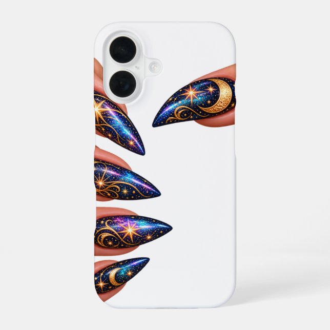 Coque iPhone 16 Style d'ongles (Verso)