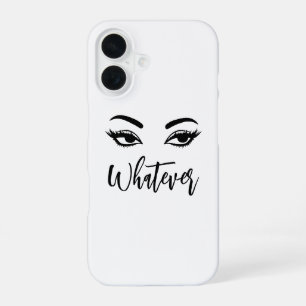 Coque iPhone 16 Style Minimaliste Fierce Quoi Qu'il En Soit