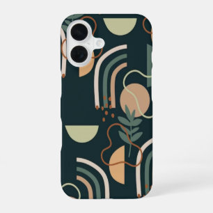 Coque iPhone 16 Stylish Line Art and Shapes Aesthetic