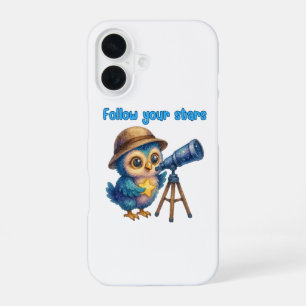 Coque iPhone 16 Suivez Vos Étoiles – Étui pour iPhone 16 Rêvez Gra