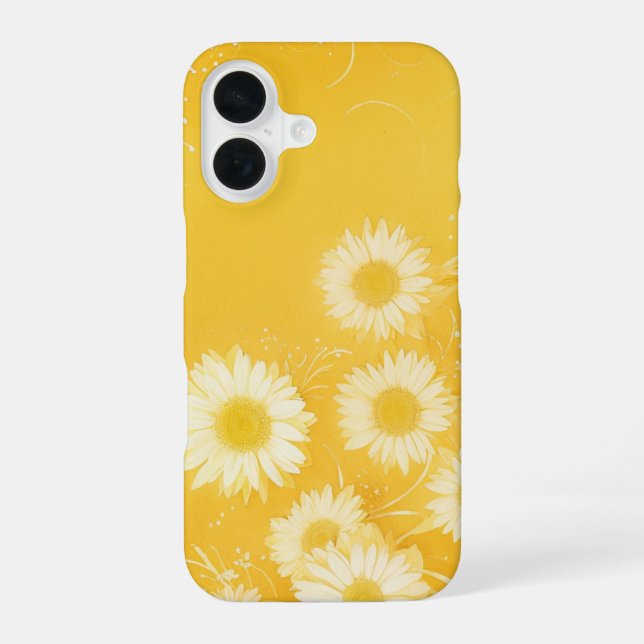 Coque iPhone 16 Sunny Daisy Garden Phone Case (Verso)