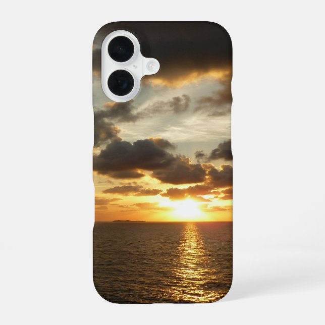 Coque iPhone 16 Sunrise aux îles Virgin (Verso)