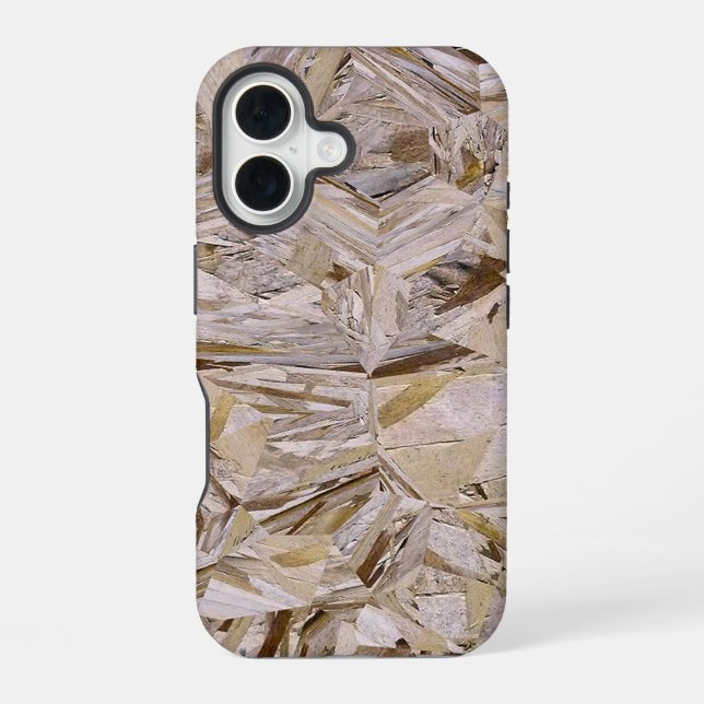Coque iPhone 16 Super Duper Cool OSB Contreplaqué Impression (Verso)