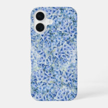 Superbes hydrangées bleues - motif floral