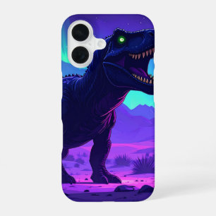Coque iPhone 16 T-Rex Néon
