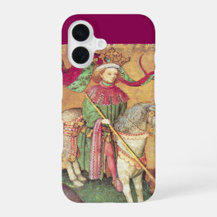 Coque iPhone 16 Tarots Antiques /Cartes de Cour Allemandes/Roi de