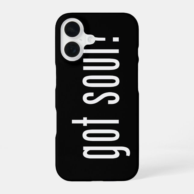 Coque iPhone 16 t'as de l'âme? (Verso)