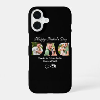 Coque iPhone 16 Télécharger la photo Happy Fête des pères Funny Ch